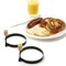 Norpro 4-Inch Nonstick Round Pancake and Egg Rings, Set of 2, Black
